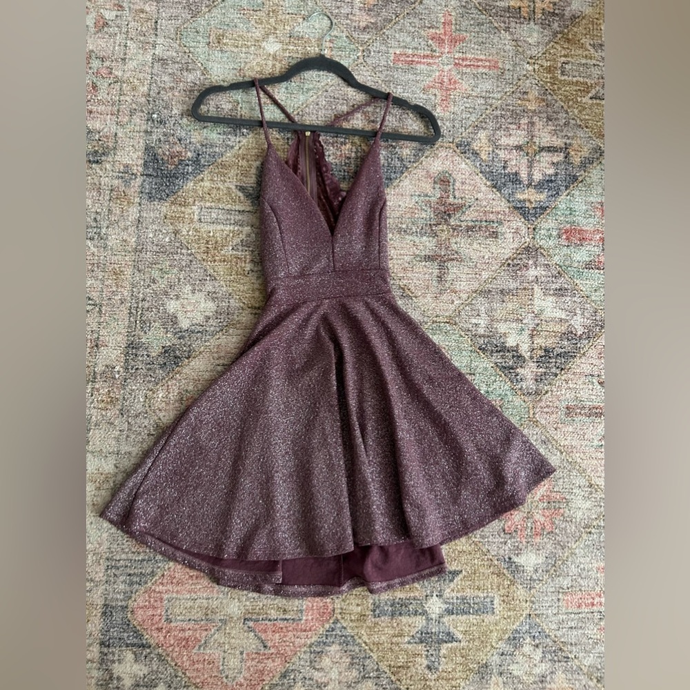Windsor Lace Back Homecoming Dress